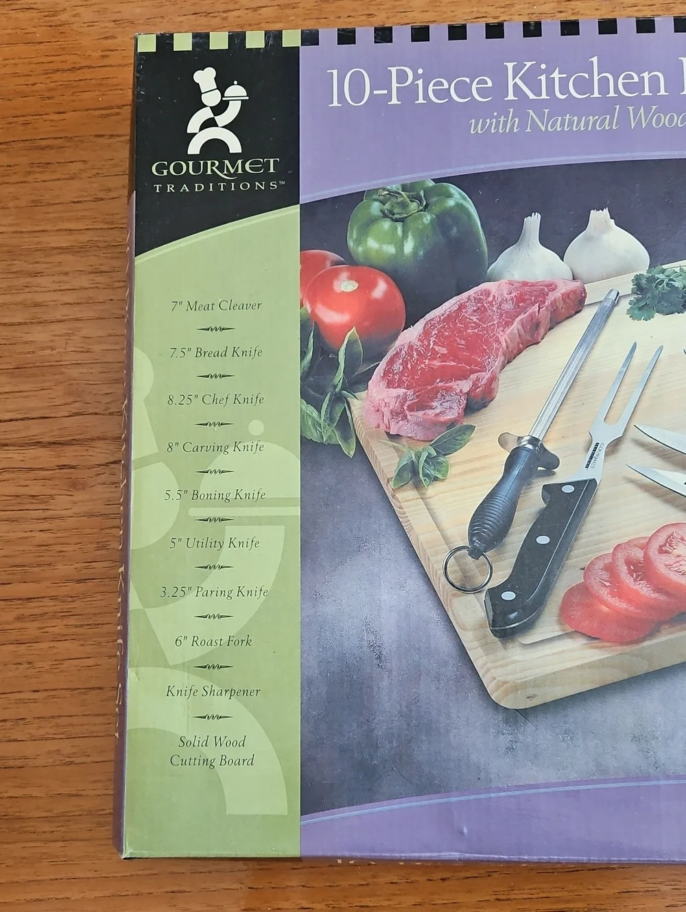 Gourmet Traditions 10 Piece Kitchen Knife Set